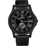 Nicolet Swiss Made  Sub-Second  Mozzafiato Tungsten Timepiece-Black