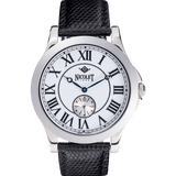 Nicolet Swiss Made  Sub-Second  Mozzafiato Tungsten Timepiece-White